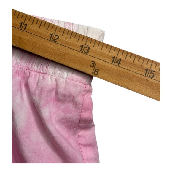 GENERATION LOVE - Size S- Women's Pink Athena Tie Dye Cotton Tiered Mini Skirt - Picture 7 of 12